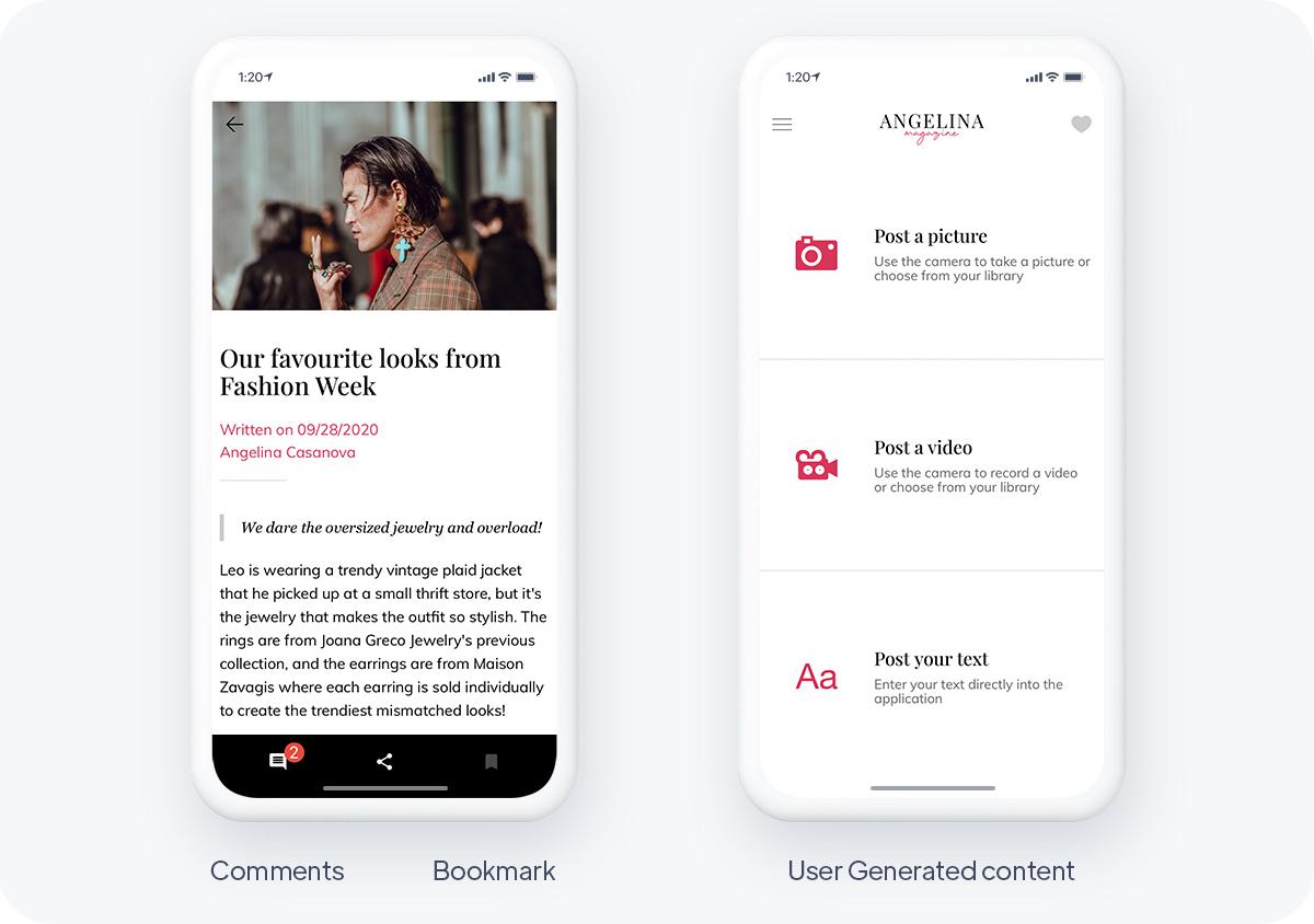 make content interactive within a news app make content interactive within a news app